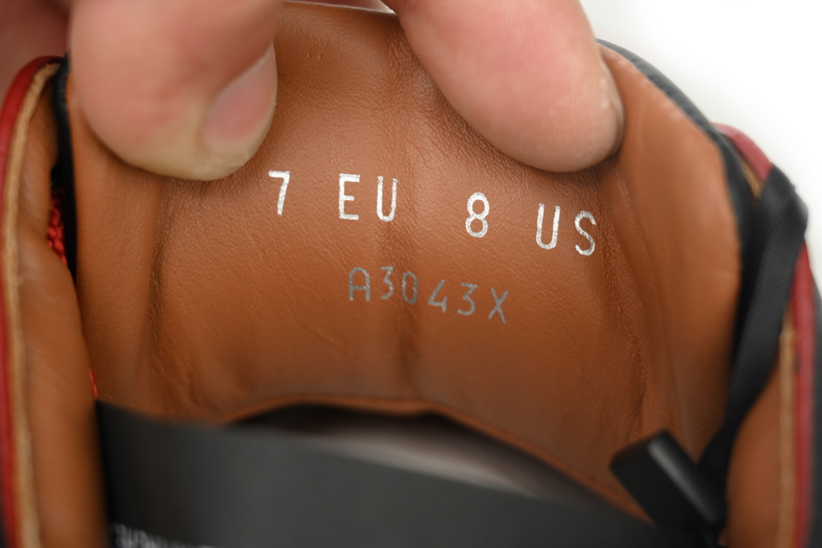 Ermenegildo Zegna Mid Top Striped Black Red