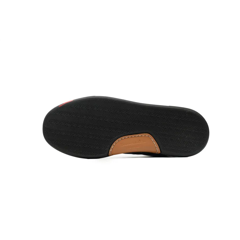 Ermenegildo Zegna Mid Top Striped Black Red