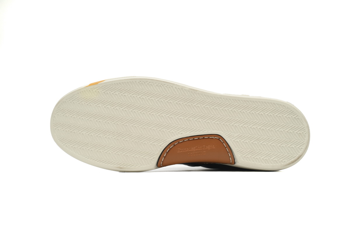 Ermenegildo Zegna Mid Top Striped Black Yellow