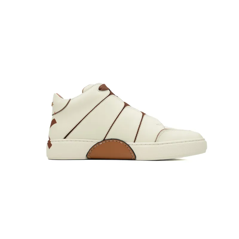 Ermenegildo Zegna Mid Top Striped Brown
