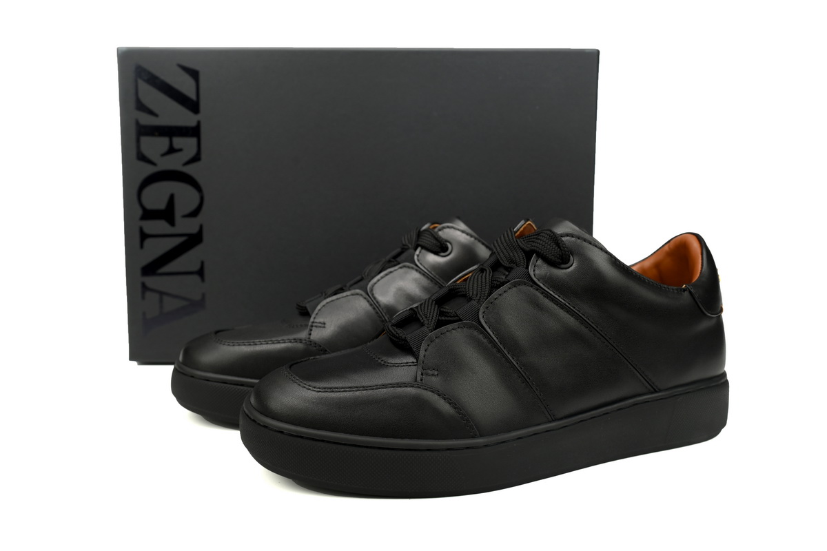 Ermenegildo Zegna Sneaker Low Top Black