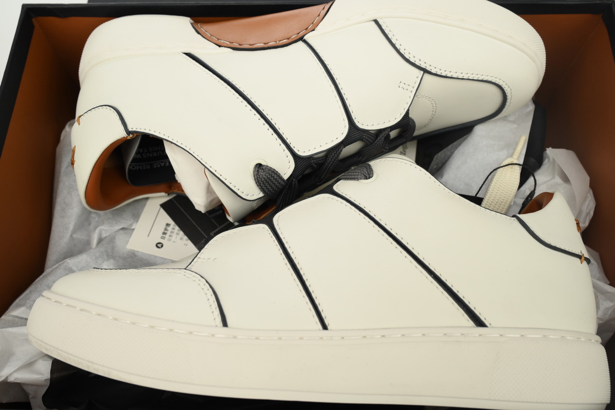 Ermenegildo Zegna Sneaker Low Top Beige