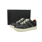 Ermenegildo Zegna Sneaker Low Top Black and White
