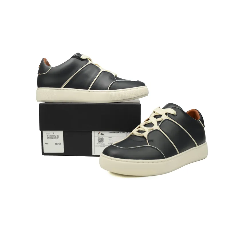 Ermenegildo Zegna Sneaker Low Top Black and White