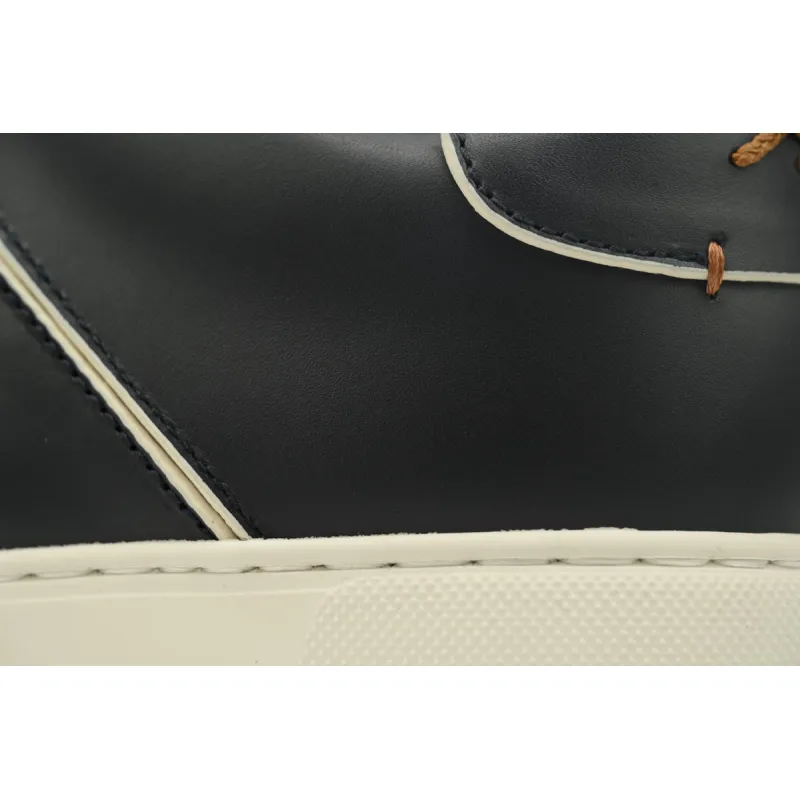 Ermenegildo Zegna Sneaker Low Top Black and White