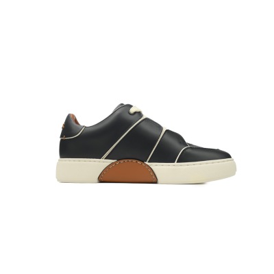 Ermenegildo Zegna Sneaker Low Top Black and White 02