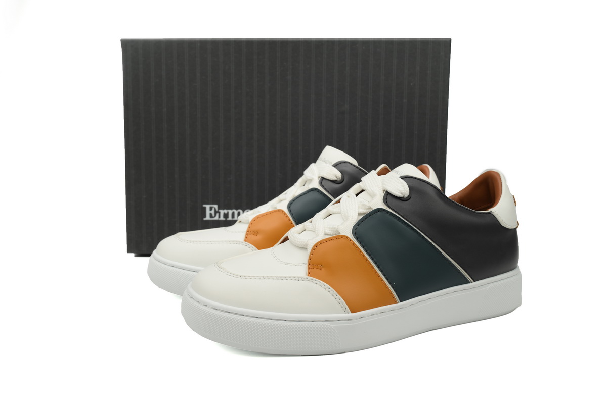 Ermenegildo Zegna Sneaker Low Top Multicolour Splicing