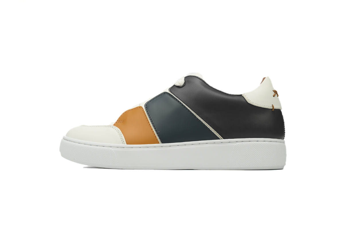 Ermenegildo Zegna Sneaker Low Top Multicolour Splicing