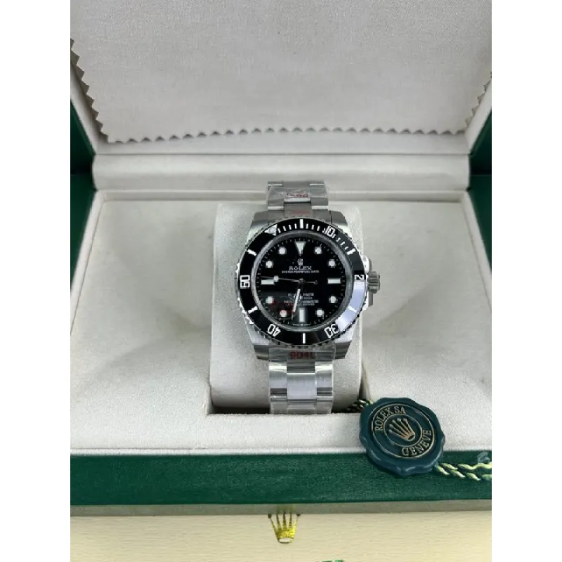 Rolex Submariner No Date Dial Black Watch 124060   