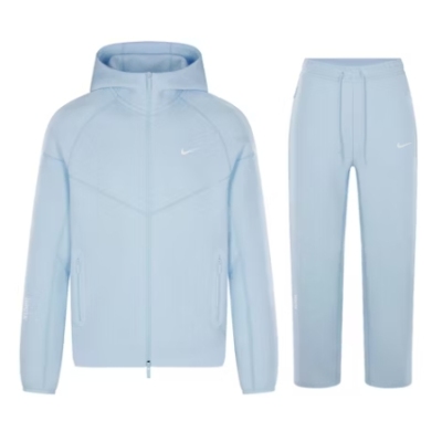 Nike x NOCTA Tech Fleece Hoodie & Joggers Set Cobalt Blue 01