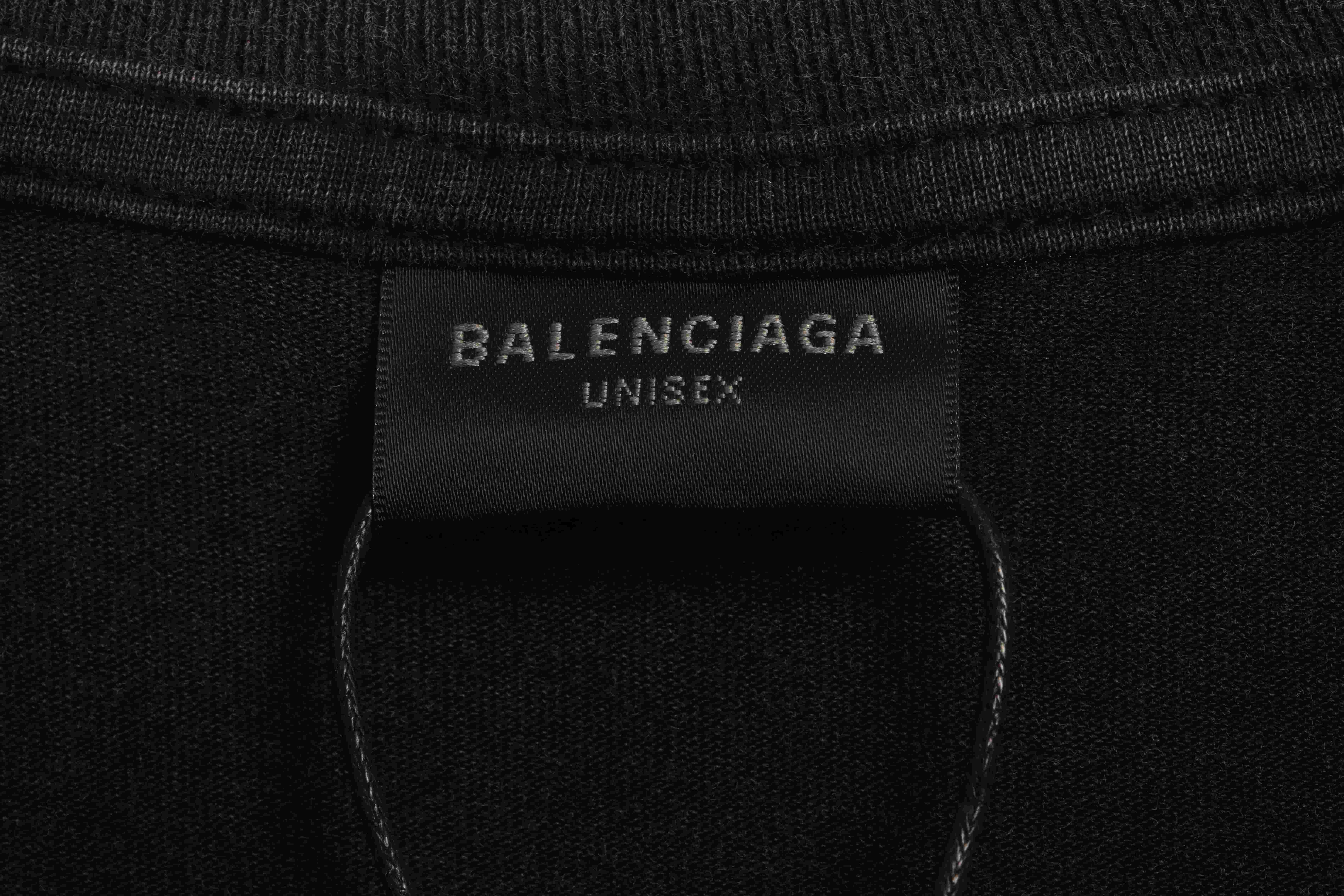 Top Quality Balenciaga washed surf print short sleeves