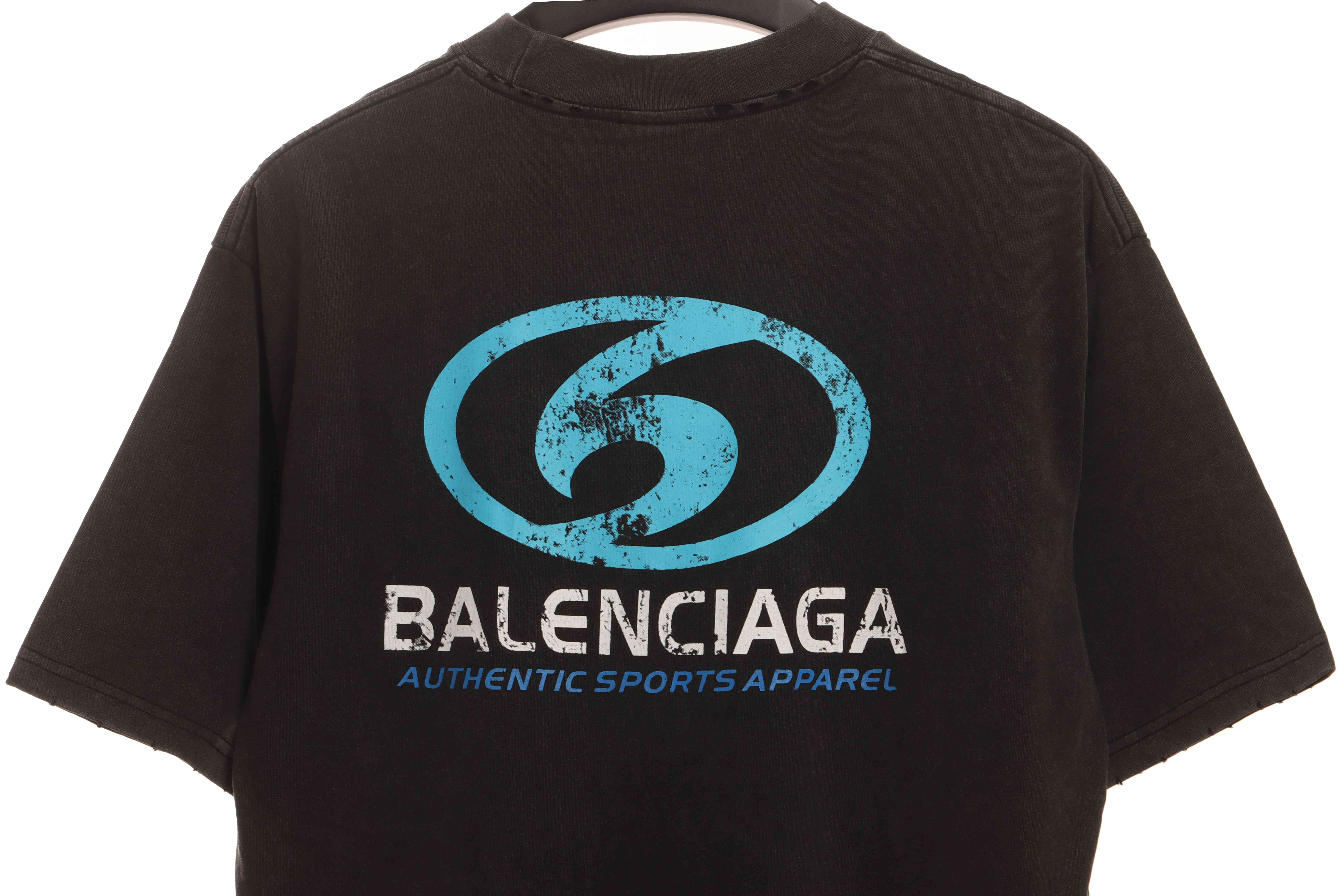 Top Quality Balenciaga washed surf print short sleeves