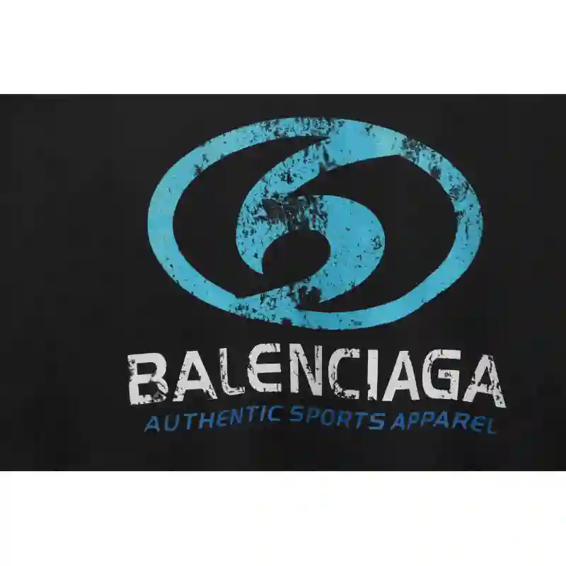 Top Quality Balenciaga washed surf print short sleeves