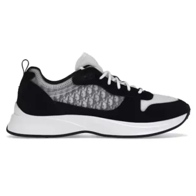 Dior B25 Oblique Runner Sneaker Black Suede 02