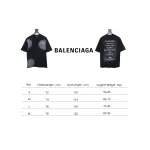 Top Quality Balenciaga 25ss letter short sleeve
