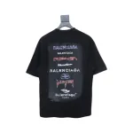 Top Quality Balenciaga 25ss letter short sleeve