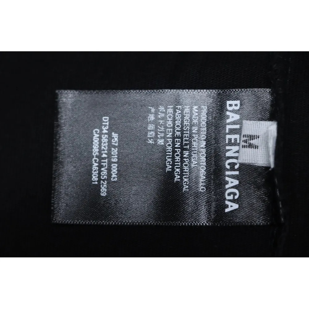 Top Quality Balenciaga 25ss letter short sleeve