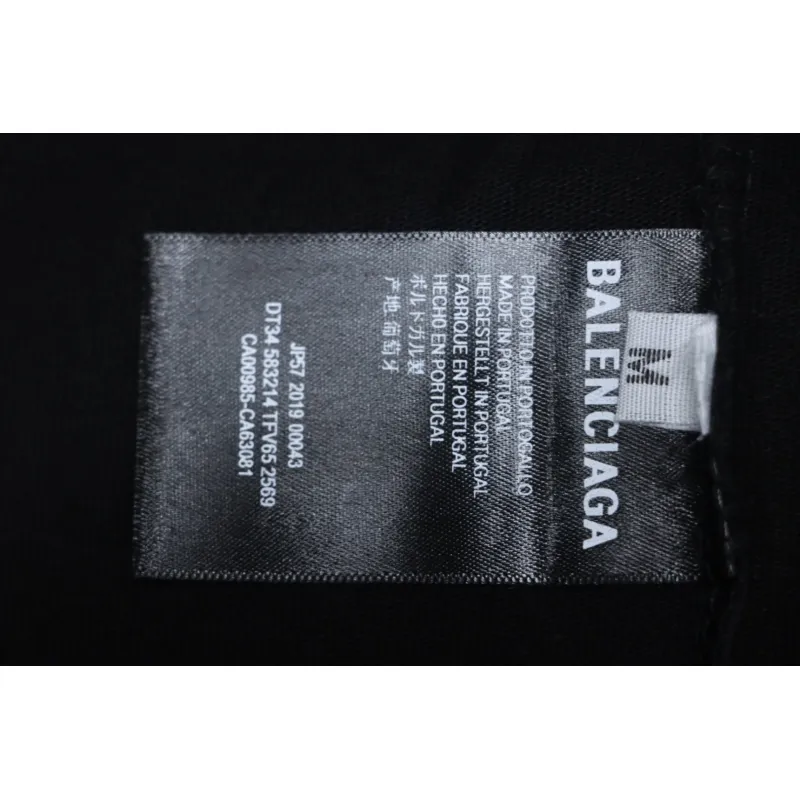 Top Quality Balenciaga 25ss letter short sleeve