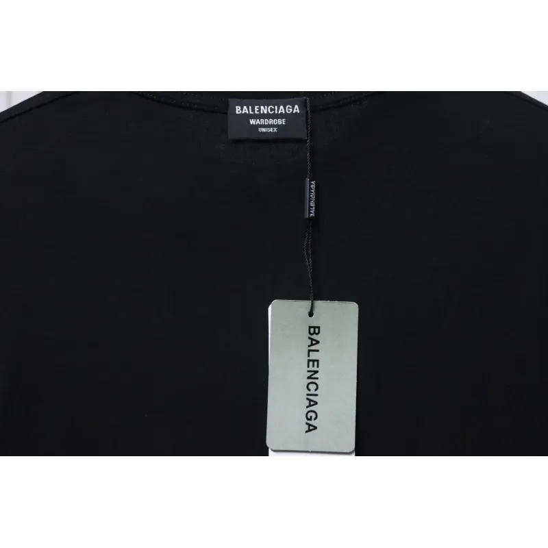Top Quality Balenciaga 25ss letter short sleeve