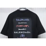 Top Quality Balenciaga 25ss letter short sleeve