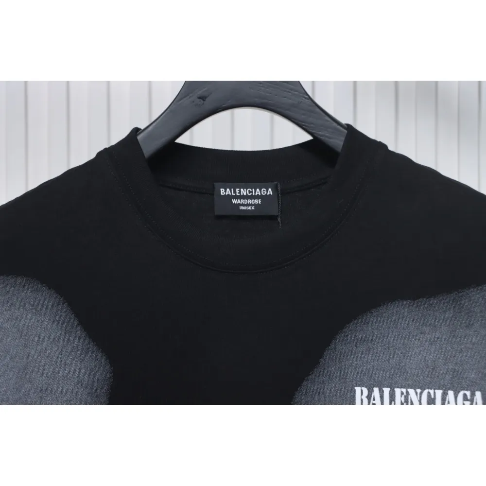 Top Quality Balenciaga 25ss letter short sleeve