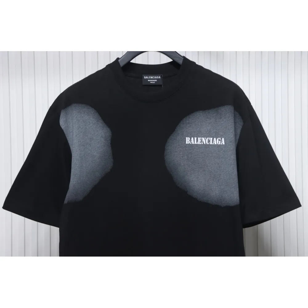 Top Quality Balenciaga 25ss letter short sleeve
