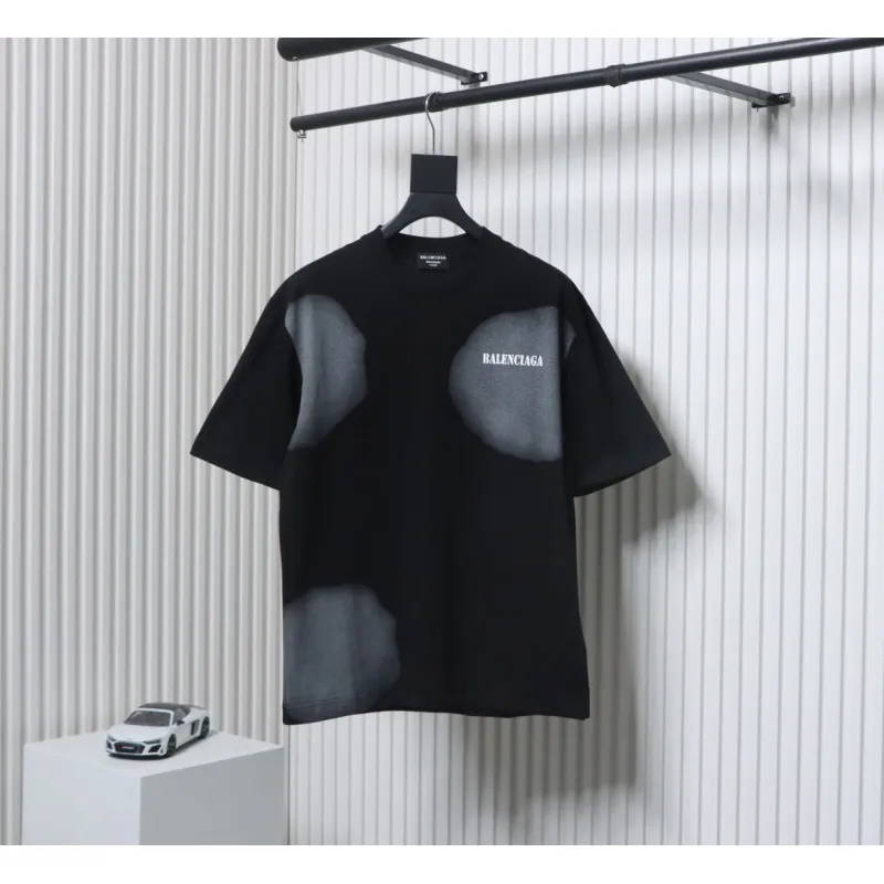 Top Quality Balenciaga 25ss letter short sleeve