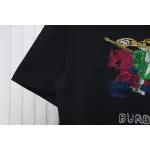 Top Quality Burberry 24ss color knight horse print short sleeve