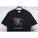 Top Quality Burberry 24ss color knight horse print short sleeve
