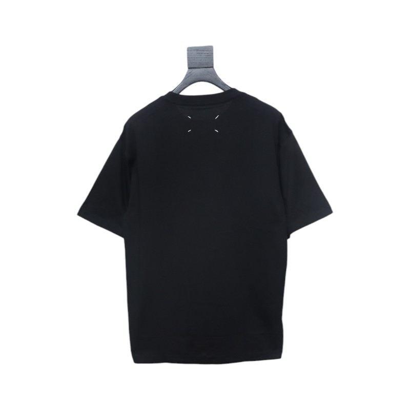     Maison Margiela short-sleeved embroidered T-shirt （Black）