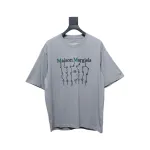 Top Quality Maison Margiela short-sleeved embroidered T-shirt （Grey）