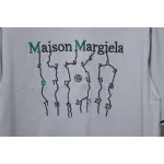 Top Quality Maison Margiela short-sleeved embroidered T-shirt （Grey）