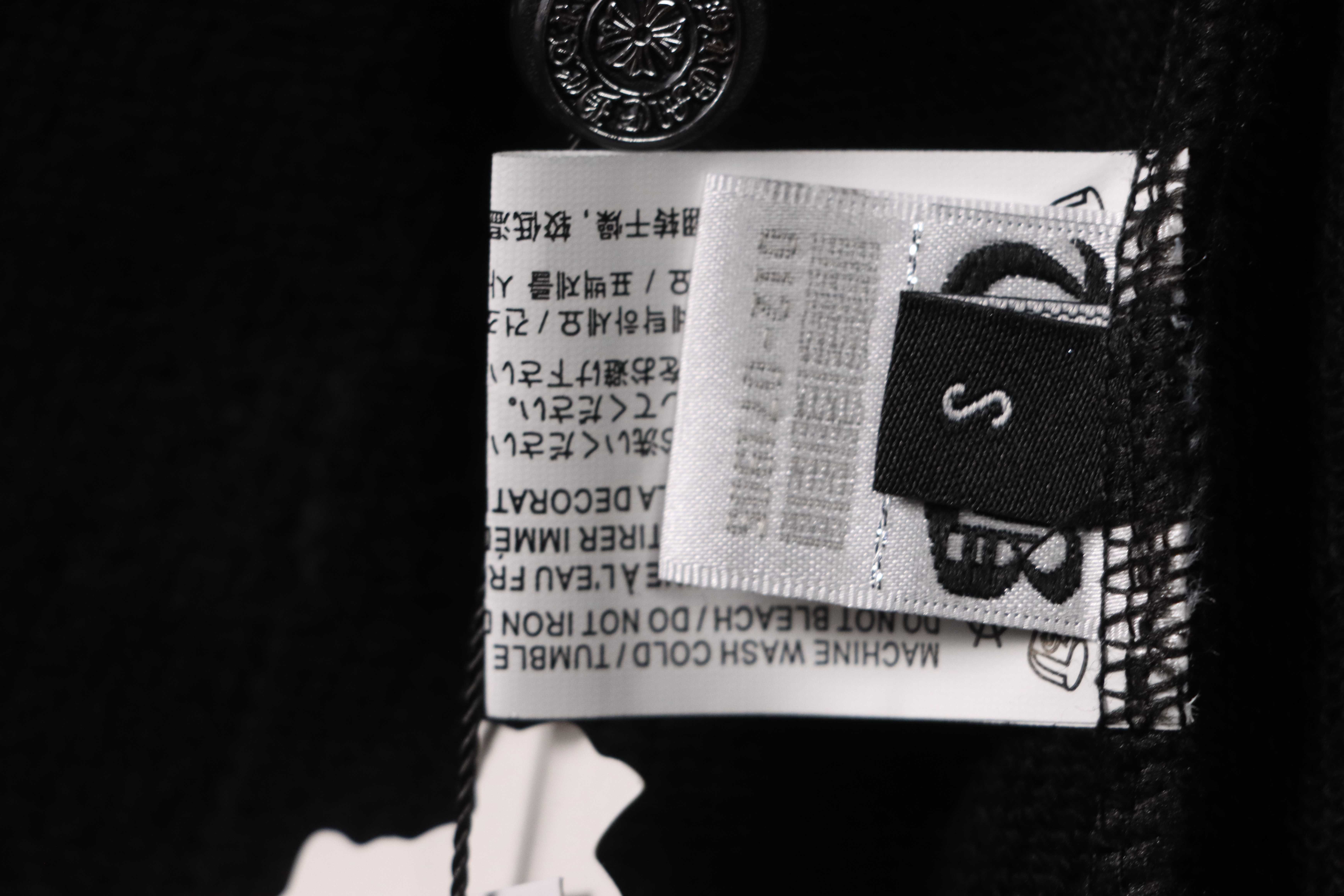 Top Quality Chrome Hearts Embroidered Cross Terry Shorts Black