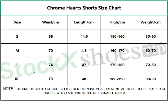 Top Quality Chrome Hearts Embroidered Cross Terry Shorts Black