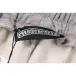Top Quality Chrome Hearts Embroidered Cross Terry Shorts Grey