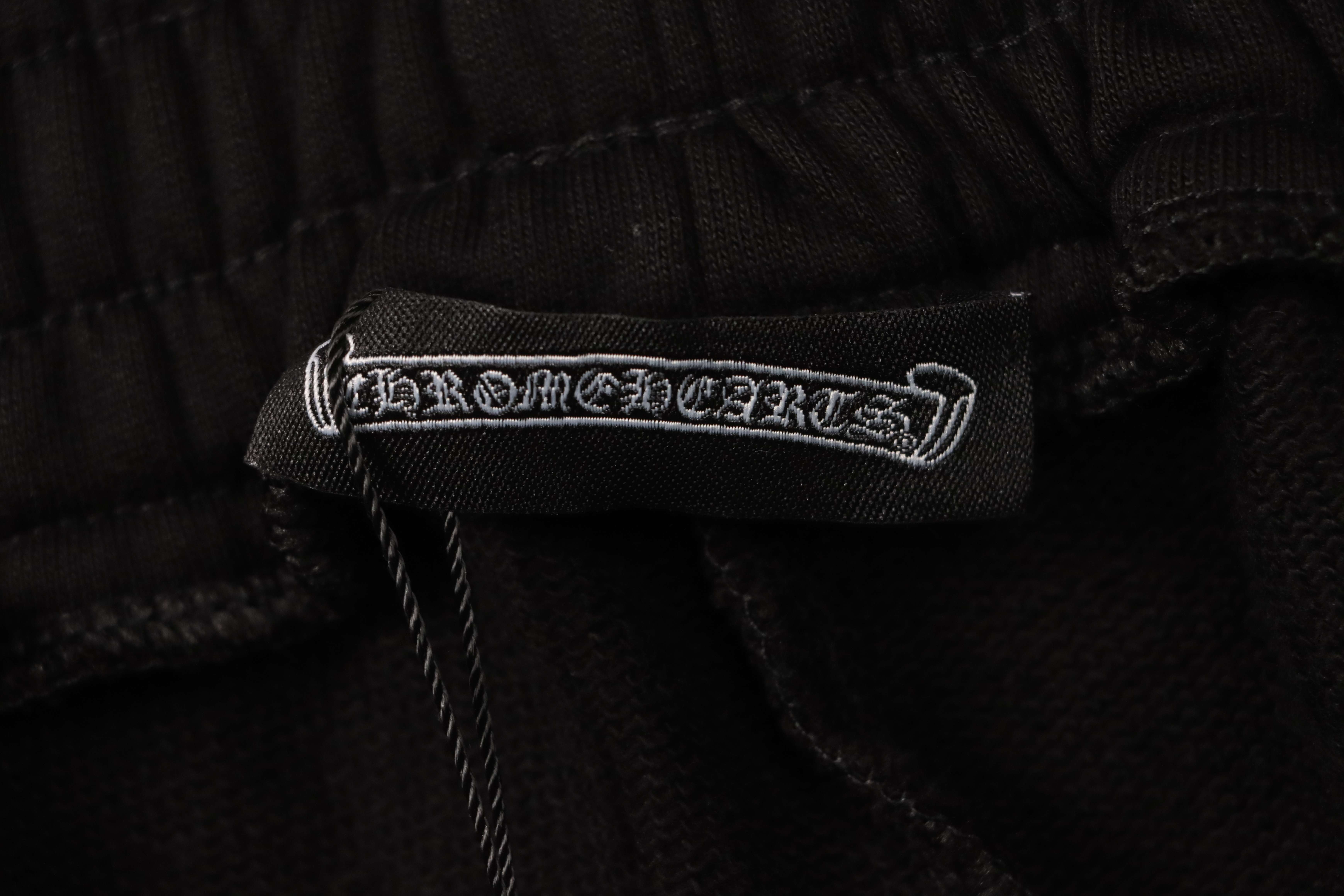 Top Quality Chrome Hearts Horseshoe Cross Shorts Black