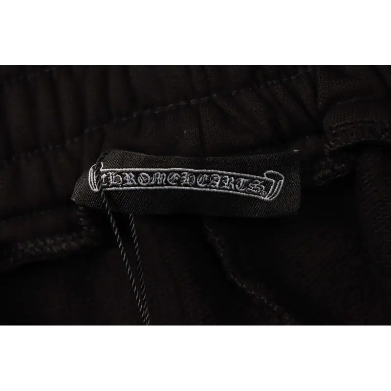 Top Quality Chrome Hearts Horseshoe Cross Shorts Black