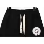Top Quality Chrome Hearts Horseshoe Cross Shorts Black