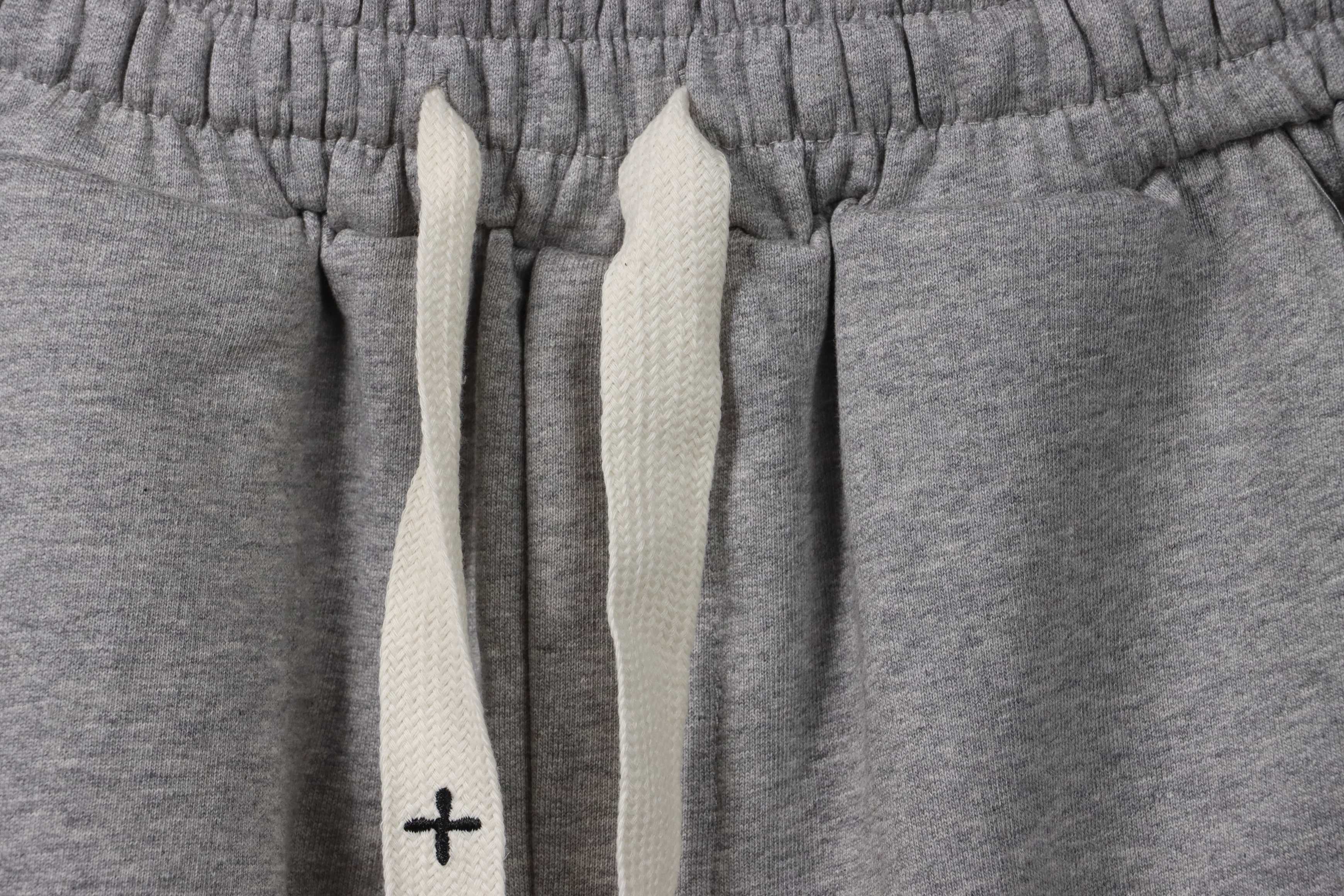 Top Quality Chrome Hearts Horseshoe Cross Shorts Grey