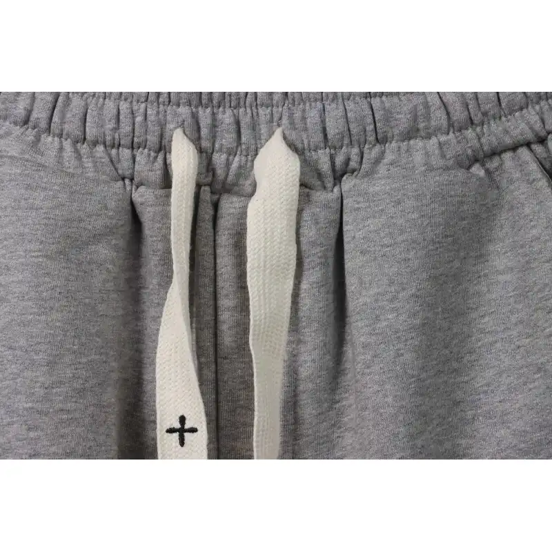 Top Quality Chrome Hearts Horseshoe Cross Shorts Grey