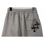 Top Quality Chrome Hearts Horseshoe Cross Shorts Grey