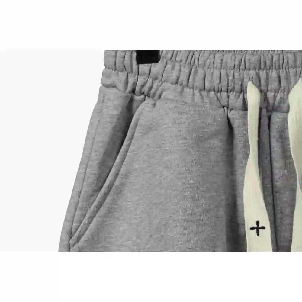Top Quality Chrome Hearts Horseshoe Cross Shorts Grey