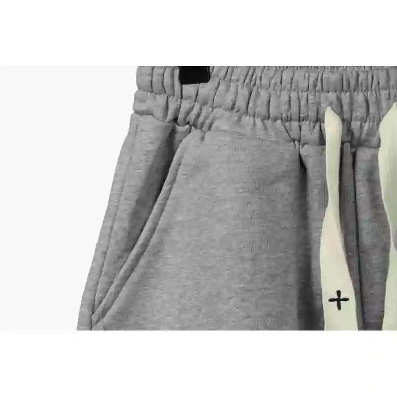 Top Quality Chrome Hearts Horseshoe Cross Shorts Grey