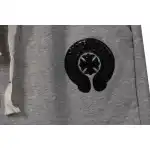 Top Quality Chrome Hearts Horseshoe Cross Shorts Grey