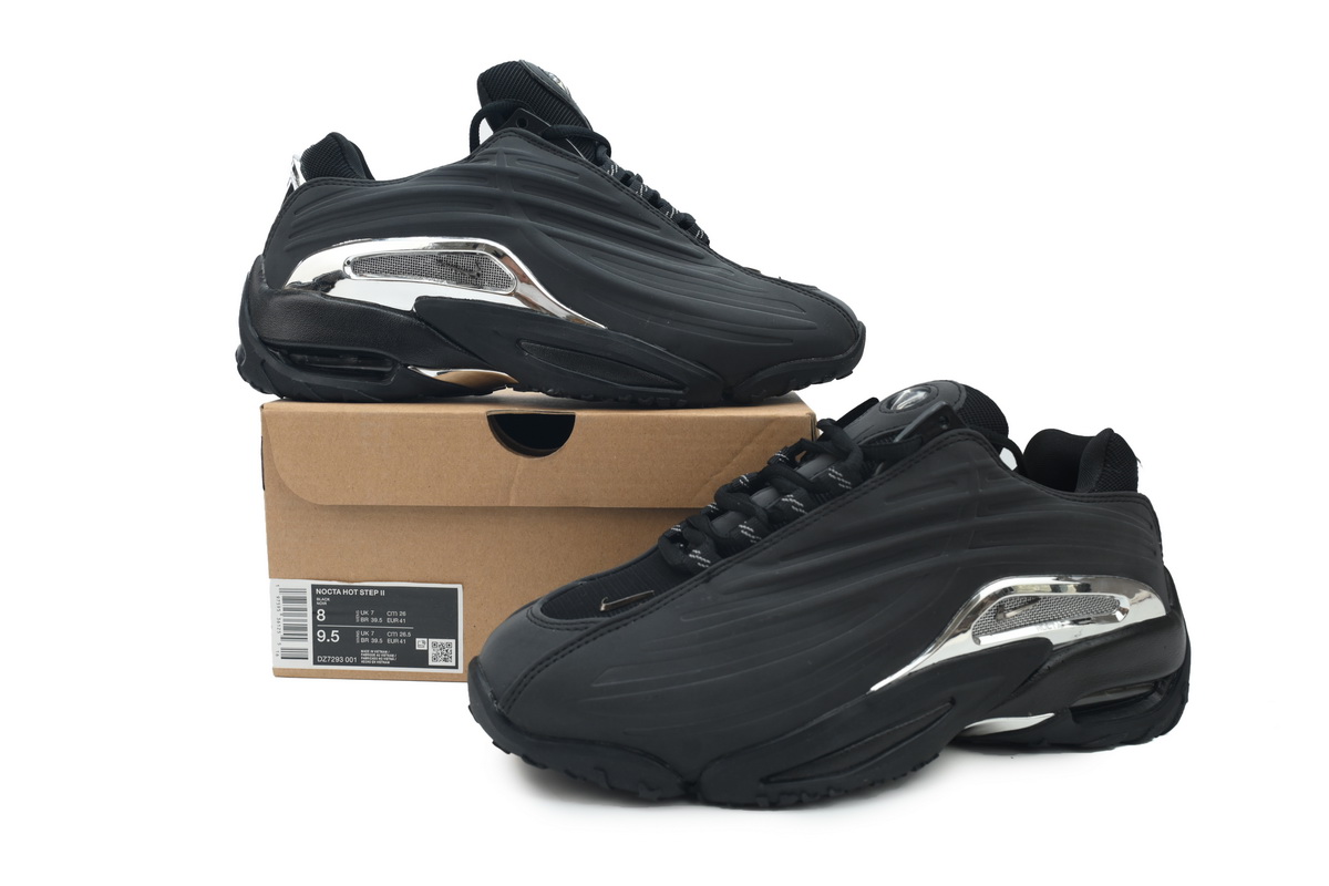 Nike Hot Step 2 Drake NOCTA Black Silver – DZ7293-001