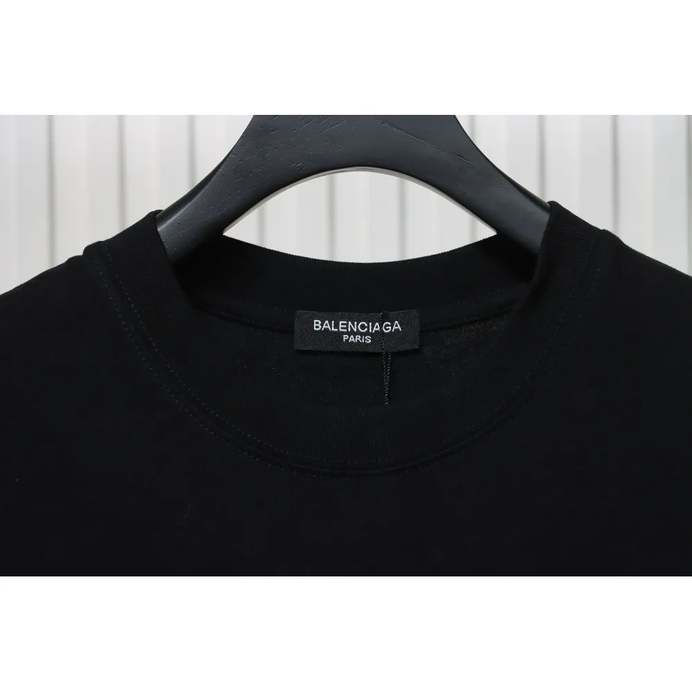 Top Quality Balenciaga Prohibition Print Short Sleeve