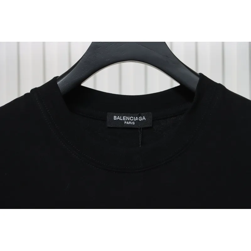 Top Quality Balenciaga Prohibition Print Short Sleeve