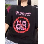 Top Quality Balenciaga Prohibition Print Short Sleeve