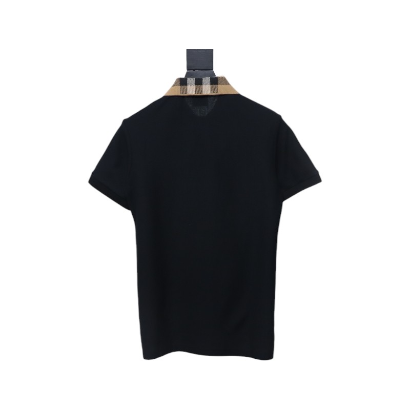 Top Quality Burberry 24ss Check Neck Polo Short Sleeve