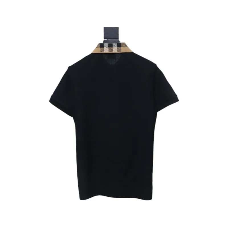 Top Quality Burberry 24ss Check Neck Polo Short Sleeve